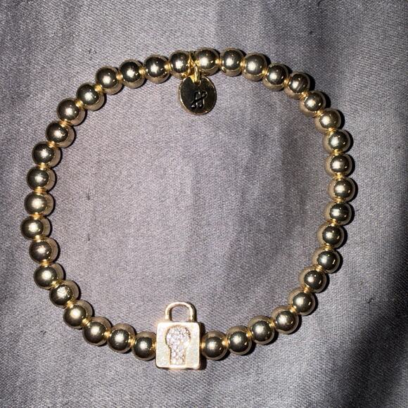 Soul Stacks Bracelet Bar—Icon —Approx 7”—Gold Colored—Stretch - Picture 12 of 16